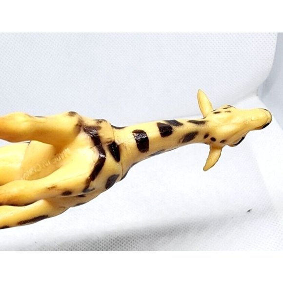 Giraffe Miniature Plastic Toy Home Decor Shelf Sitter Collectible Gift - Picture 7 of 12